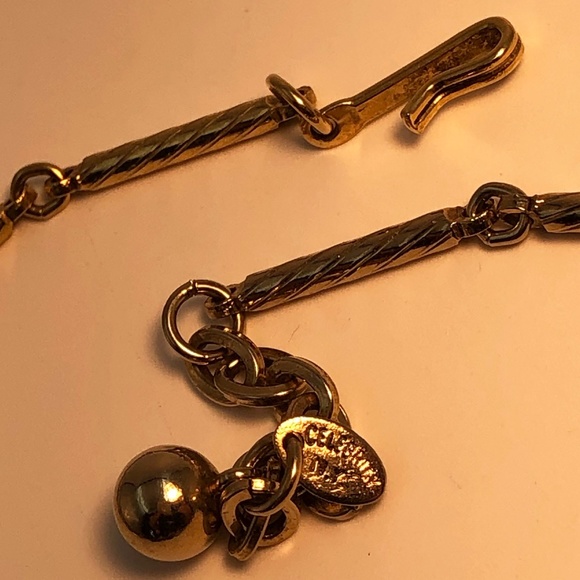 Vintage "Celebrity NY" Brutalist Necklace Circa 1970's - Picture 6 of 7